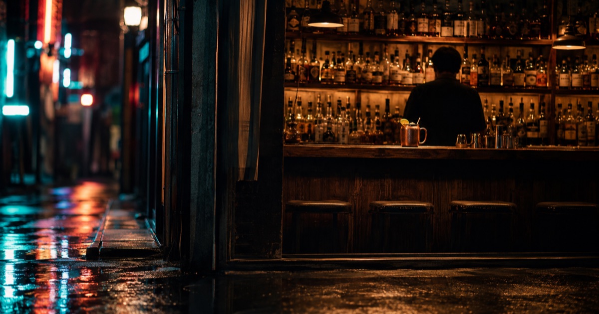 神戶 Bar Andante:三宮只有吧台的威士忌調酒吧,店裡沒有菜單、價錢貼在瓶子背面(2026)