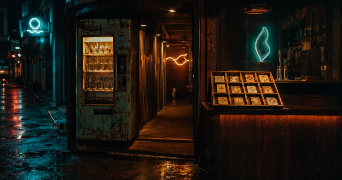 台中 Vender:門口是一台販賣機,投一枚硬幣才進得去——Asia's 50 Best Bars 2026 第 14 名